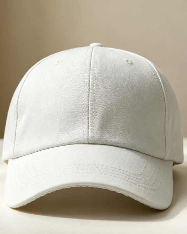Off-white Soft Baseball Cap, Unisex Summer Sun Visor Hat